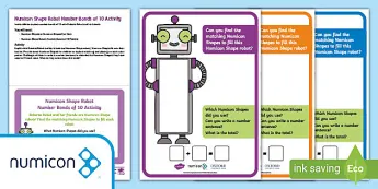 Robot Maths Activities | twinkl.co.uk